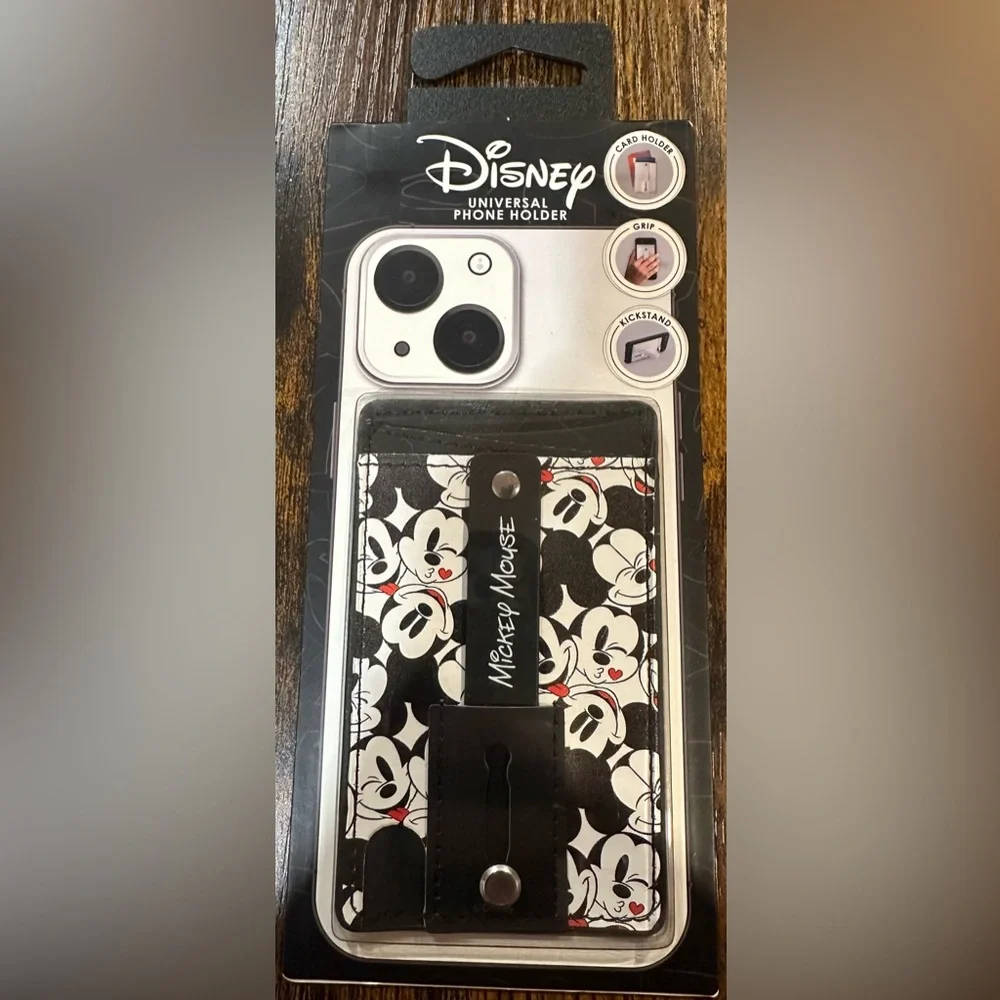 Disney Mickey Mouse Universal Phone Holder (Black) NWT